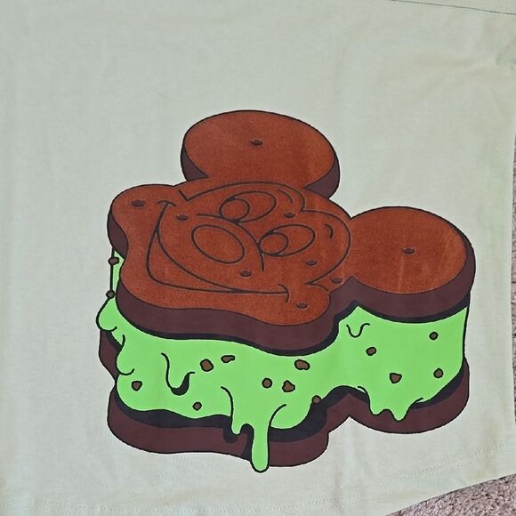 Disneyland Mickey Mouse Mint Ice Cream Sandwich Spirit Jersey NWT - Picture 14 of 16